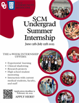 SCM Undergraduate Summer Internship