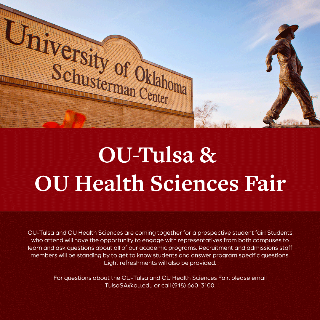 OU-Tulsa & OU Health Sciences College Fair - Discover OU Health Sciences